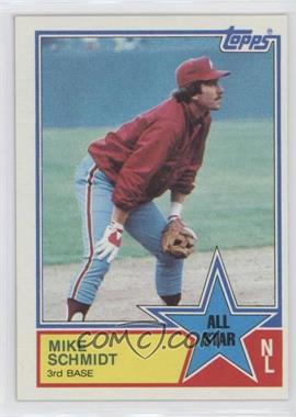 1983 Topps - [Base] #399 - All Star - Mike Schmidt