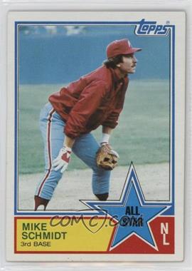 1983 Topps - [Base] #399 - All Star - Mike Schmidt