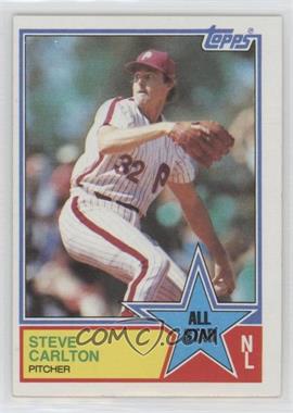 1983 Topps - [Base] #406 - All Star - Steve Carlton