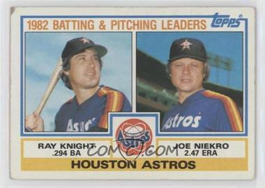 1983 Topps - [Base] #441 - Team Checklist - Ray Knight, Joe Niekro [EX to NM]
