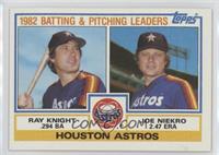 Team Checklist - Ray Knight, Joe Niekro