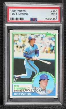 1983 Topps - [Base] #450 - Ted Simmons [PSA 9 MINT]
