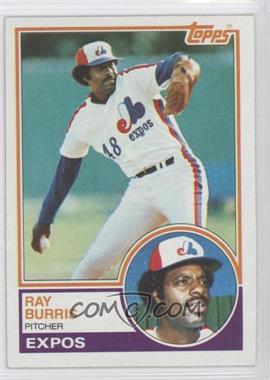 1983 Topps - [Base] #474 - Ray Burris