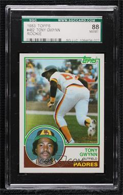 1983 Topps - [Base] #482 - Tony Gwynn [SGC 88 NM/MT 8]