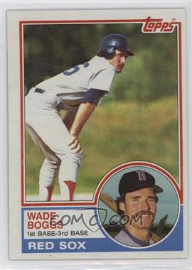 1983 Topps - [Base] #498 - Wade Boggs