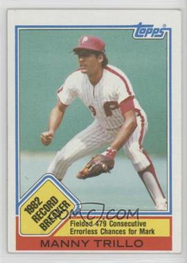 1983 Topps - [Base] #5 - Record Breaker - Manny Trillo