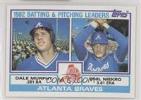 Team Checklist - Dale Murphy, Phil Niekro