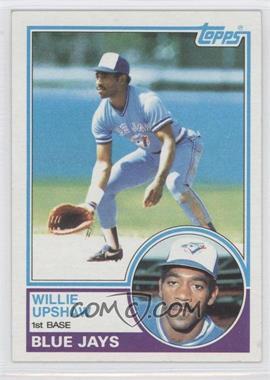 1983 Topps - [Base] #556 - Willie Upshaw