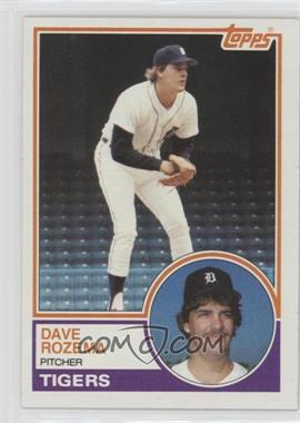 1983 Topps - [Base] #562 - Dave Rozema