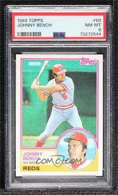 1983 Topps - [Base] #60 - Johnny Bench [PSA 8 NM‑MT]