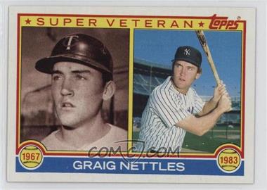 1983 Topps - [Base] #636 - Super Veteran - Graig Nettles
