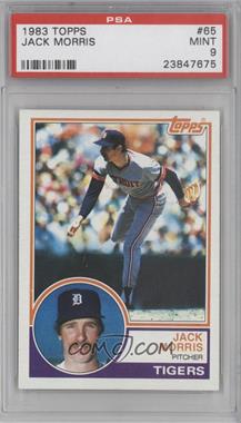 1983 Topps - [Base] #65 - Jack Morris [PSA 9 MINT]