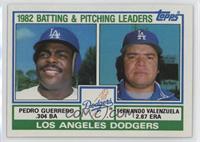 Team Checklist - Pedro Guerrero, Fernando Valenzuela