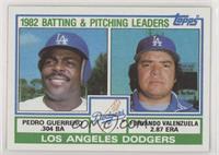 Team Checklist - Pedro Guerrero, Fernando Valenzuela