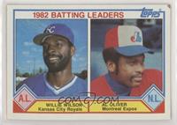 League Leaders - Willie Wilson, Al Oliver