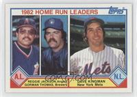 League Leaders - Reggie Jackson, Gorman Thomas, Dave Kingman