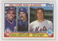 League Leaders - Reggie Jackson, Gorman Thomas, Dave Kingman