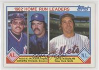 League Leaders - Reggie Jackson, Gorman Thomas, Dave Kingman