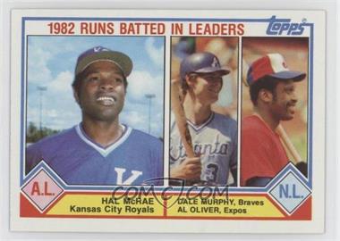 1983 Topps - [Base] #703 - League Leaders - Hal McRae, Al Oliver, Dale Murphy