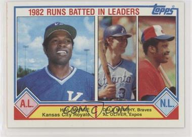 1983 Topps - [Base] #703 - League Leaders - Hal McRae, Al Oliver, Dale Murphy