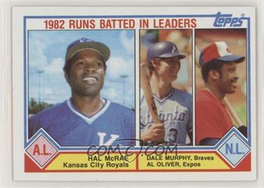 1983 Topps - [Base] #703 - League Leaders - Hal McRae, Al Oliver, Dale Murphy