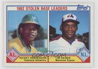 League Leaders - Tim Raines, Rickey Henderson