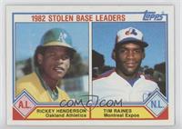 League Leaders - Tim Raines, Rickey Henderson