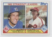 League Leaders - Floyd Bannister, Steve Carlton