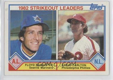 1983 Topps - [Base] #706 - League Leaders - Floyd Bannister, Steve Carlton [EX to NM]