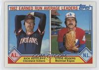 League Leaders - Rick Sutcliffe, Steve Rogers