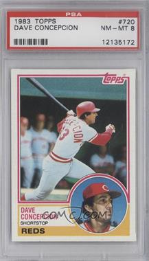 1983 Topps - [Base] #720 - Dave Concepcion [PSA 8 NM‑MT]