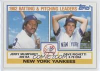 Team Checklist - Jerry Mumphrey, Dave Righetti