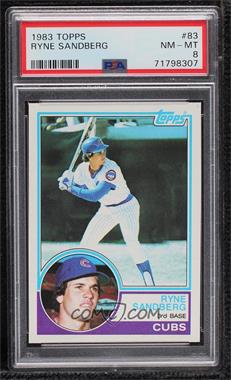 1983 Topps - [Base] #83 - Ryne Sandberg [PSA 8 NM‑MT]