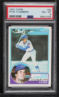 1983 Topps - [Base] #83 - Ryne Sandberg [PSA 8 NM‑MT]