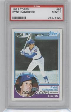 1983 Topps - [Base] #83 - Ryne Sandberg [PSA 9 MINT]