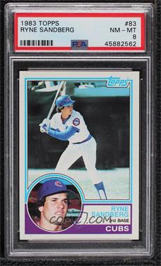 1983 Topps - [Base] #83 - Ryne Sandberg [PSA 8 NM‑MT]