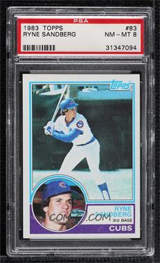 1983 Topps - [Base] #83 - Ryne Sandberg [PSA 8 NM‑MT]