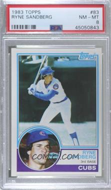 1983 Topps - [Base] #83 - Ryne Sandberg [PSA 8 NM‑MT]