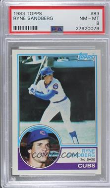 1983 Topps - [Base] #83 - Ryne Sandberg [PSA 8 NM‑MT]