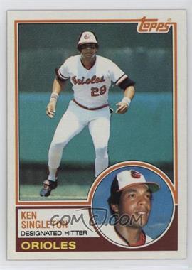 1983 Topps - [Base] #85 - Ken Singleton