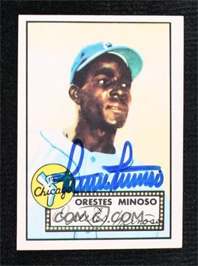 1983 Topps 1952 Reprint Series - [Base] #195 - Minnie Minoso [JSA Certified COA Sticker]