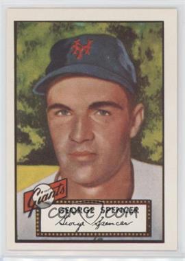 1983 Topps 1952 Reprint Series - [Base] #346 - George Spencer