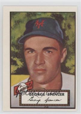 1983 Topps 1952 Reprint Series - [Base] #346 - George Spencer