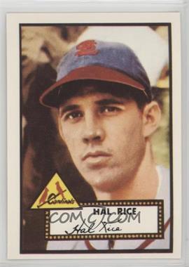 1983 Topps 1952 Reprint Series - [Base] #398 - Hal Rice