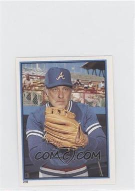 1983 Topps Album Stickers - [Base] #218 - Phil Niekro