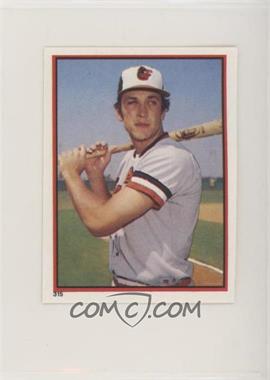 1983 Topps Album Stickers - [Base] #315 - Cal Ripken Jr.