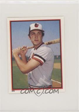 1983 Topps Album Stickers - [Base] #315 - Cal Ripken Jr.