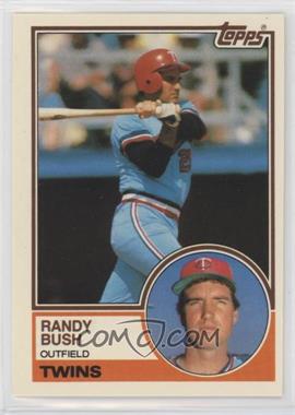 1983 Topps Traded - [Base] #17T - Randy Bush