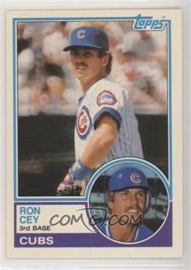 1983 Topps Traded - [Base] #19T - Ron Cey