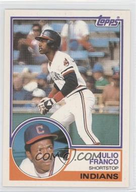 1983 Topps Traded - [Base] #34T - Julio Franco - Courtesy of COMC.com